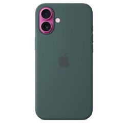 APPLE iPhone 16 Plus - Coque en silicone avec MagSafe - Lake Green