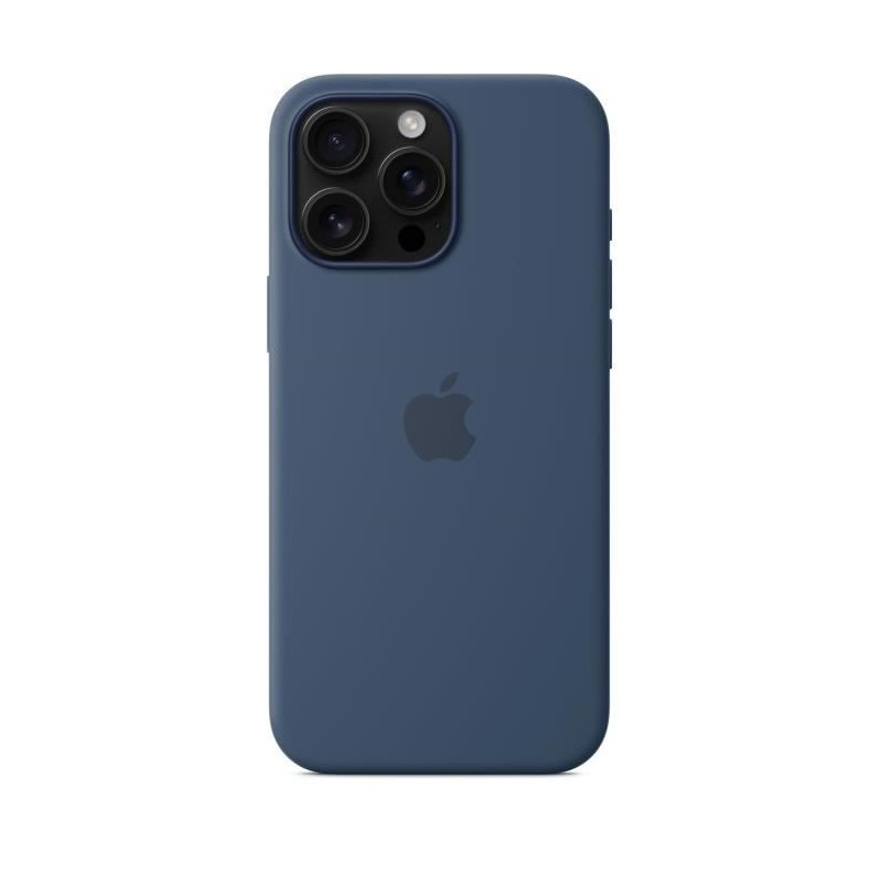 APPLE iPhone 16 Pro Max - Coque en silicone avec MagSafe - Denim APPLE iPhone 16 Pro Max - Coque en silicone avec MagSafe - Denim