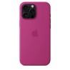 APPLE iPhone 16 Pro Max- Coque en silicone avec MagSafe - Fuchsia