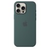 APPLE iPhone 16 Pro Max - Coque en silicone avec MagSafe - Lake Green