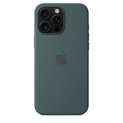 APPLE iPhone 16 Pro Max - Coque en silicone avec MagSafe - Lake Green