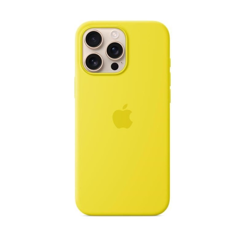 APPLE iPhone 16 Pro Max - Coque en silicone avec MagSafe - Star Fruit APPLE iPhone 16 Pro Max - Coque en silicone avec MagSafe - Star Fruit