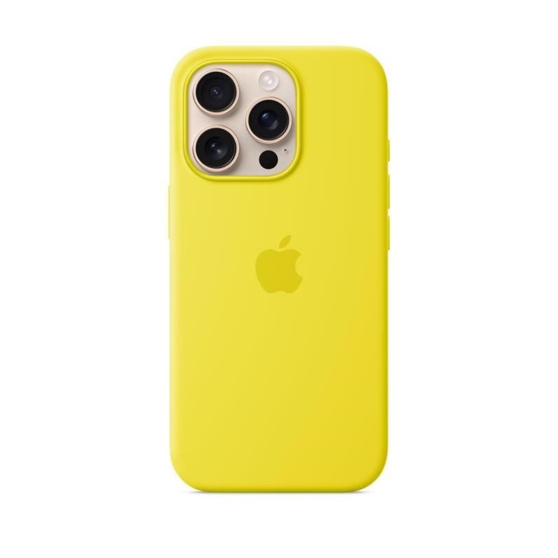 APPLE iPhone 16 Pro - Coque en silicone avec MagSafe - Star Fruit APPLE iPhone 16 Pro - Coque en silicone avec MagSafe - Star Fruit