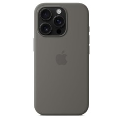APPLE iPhone 16 Pro - Coque en silicone avec MagSafe - Stone Gray