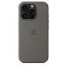 APPLE iPhone 16 Pro - Coque en silicone avec MagSafe - Stone Gray