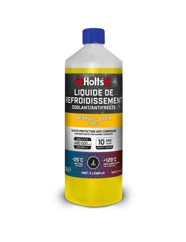 Liquide de Refroidissement - HOLTS - HAFR0003B - Dédié Renault-Dacia Type D 1L