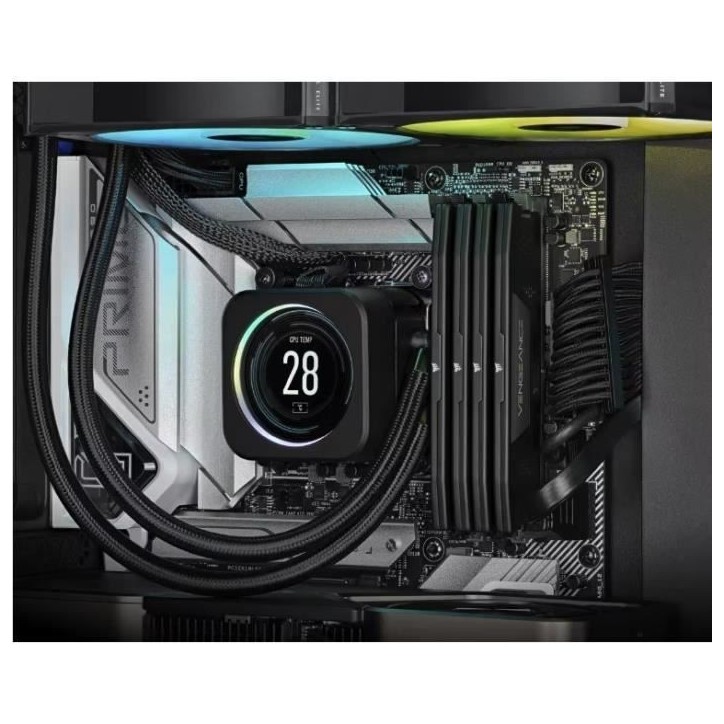Mémoire RAM - CORSAIR - Vengeance DDR5 - 32GB 2x16GB DIMM - 6400 MHz - 1,40V - Noir (CMK32GX5M2B6400C32) Mémoire RAM - CORSAIR - Vengeance DDR5 - 32GB 2x16GB DIMM - 6400 MHz - 1,40V - Noir (CMK32GX5M2B6400C32)