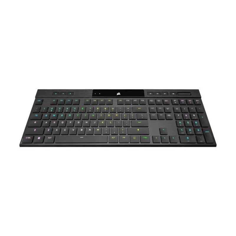 Clavier Gaming Mécanique Ultrafin - AZERTY - CORSAIR - K100 AIR WIREL Clavier Gaming Mécanique Ultrafin - AZERTY - CORSAIR - K100 AIR WIREL