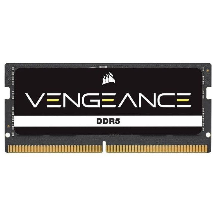 Mémoire RAM - CORSAIR - CMSX32GX5M2A4800C40 - VENGEANCE - DDR5 - 2x16Go SODIMM - 4800MT/s - CL 40 - 1.1V Mémoire RAM - CORSAIR - CMSX32GX5M2A4800C40 - VENGEANCE - DDR5 - 2x16Go SODIMM - 4800MT/s - CL 40 - 1.1V