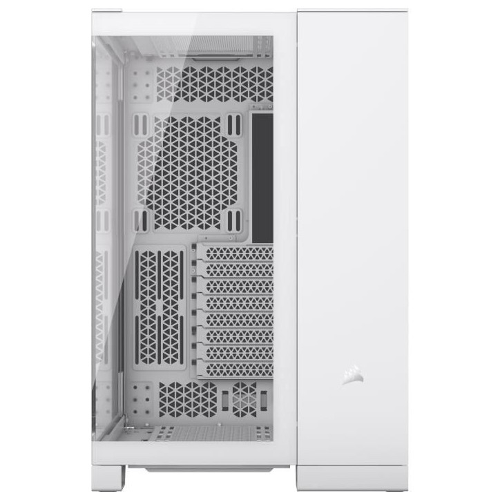 Boîtier PC - CORSAIR - 6500X Tempered Glass Mid-Tower Dual Chamber - Blanc Boîtier PC - CORSAIR - 6500X Tempered Glass Mid-Tower Dual Chamber - Blanc