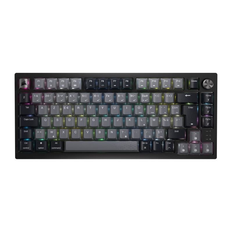Clavier gaming mécanique sans fil - CORSAIR - K65 PLUS WIRELESS - Noi Clavier gaming mécanique sans fil - CORSAIR - K65 PLUS WIRELESS - Noi
