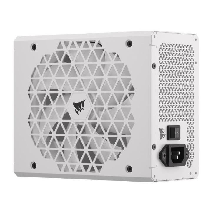 CORSAIR - Bloc d'alimentation - RM1200x Shift White Cybenetics - ATX entierement modulaire - Certifié Gold 80 Plus - 1200 watts CORSAIR - Bloc d'alimentation - RM1200x Shift White Cybenetics - ATX entierement modulaire - Certifié Gold 80 Plus - 1200 watts