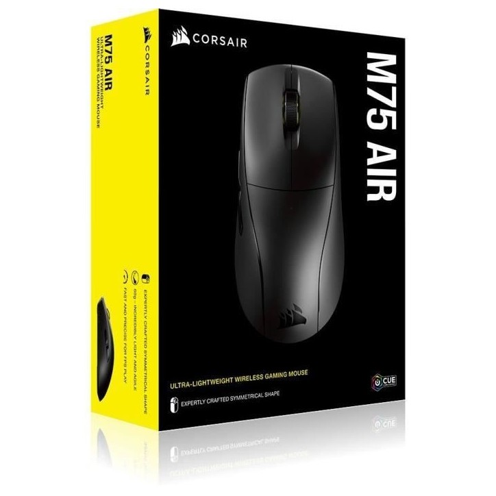 Souris gamer sans fil - CORSAIR - M75 AIR WIRELESS - Ultralégere - Noire Souris gamer sans fil - CORSAIR - M75 AIR WIRELESS - Ultralégere - Noire