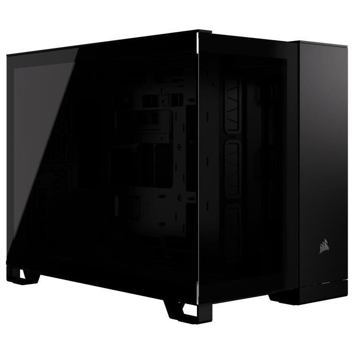 Boîtier PC - CORSAIR - 2500X Tempered Glass Micro ATX Dual Chamber - Noir Boîtier PC - CORSAIR - 2500X Tempered Glass Micro ATX Dual Chamber - Noir