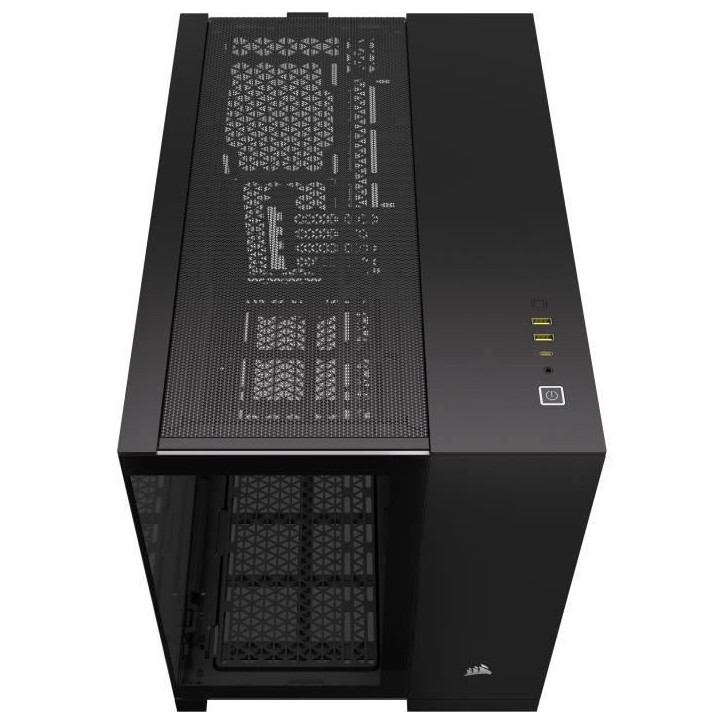 Boîtier PC - CORSAIR - 2500X Tempered Glass Micro ATX Dual Chamber - Noir Boîtier PC - CORSAIR - 2500X Tempered Glass Micro ATX Dual Chamber - Noir