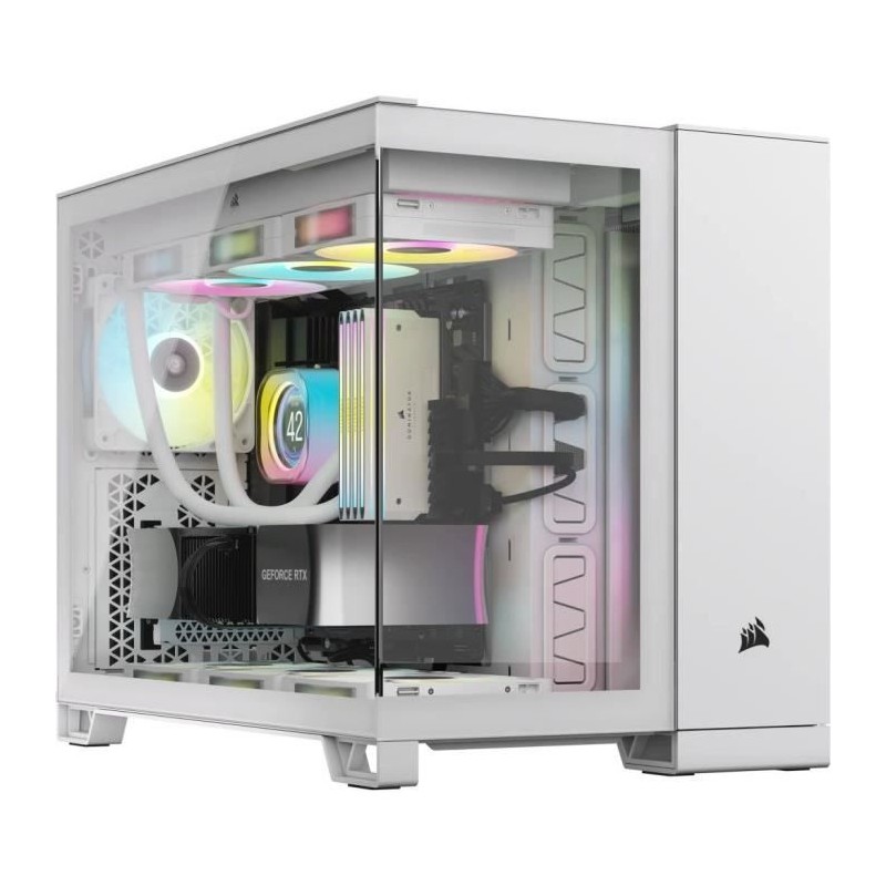 Boîtier PC - CORSAIR - CC-9011266-WW - 2500X - Micro ATX - Dual Chamb Boîtier PC - CORSAIR - CC-9011266-WW - 2500X - Micro ATX - Dual Chamb