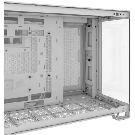 Boîtier PC - CORSAIR - CC-9011266-WW - 2500X - Micro ATX - Dual Chamber - PC Case - White