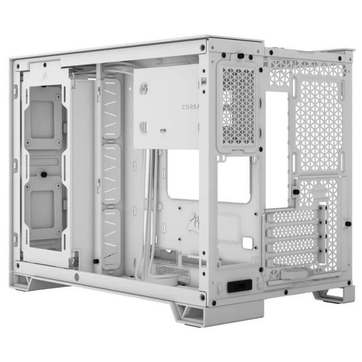 Boîtier PC - CORSAIR - CC-9011266-WW - 2500X - Micro ATX - Dual Chamber - PC Case - White Boîtier PC - CORSAIR - CC-9011266-WW - 2500X - Micro ATX - Dual Chamber - PC Case - White