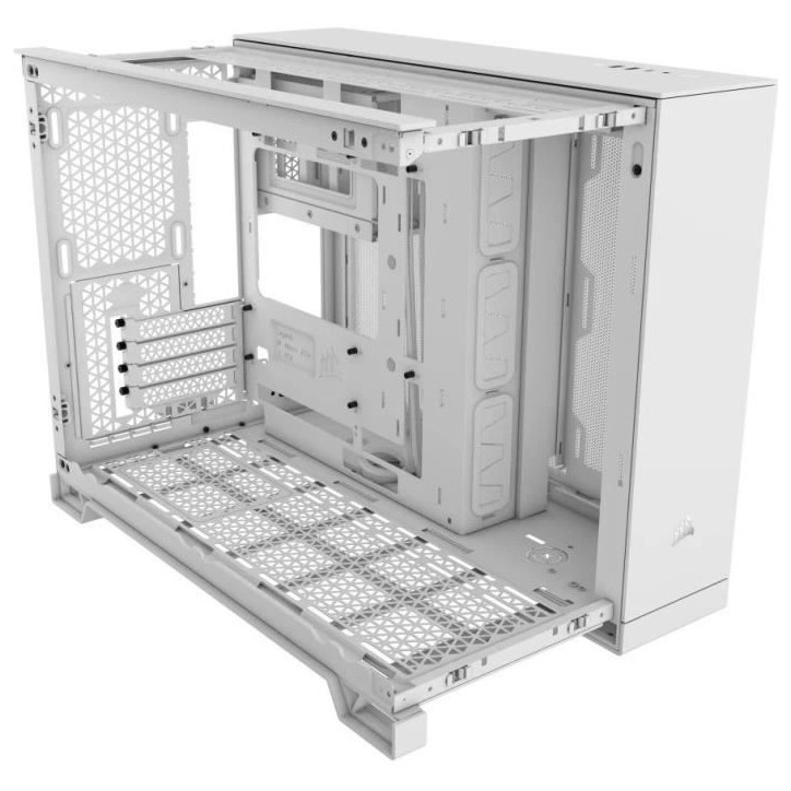 Boîtier PC - CORSAIR - CC-9011266-WW - 2500X - Micro ATX - Dual Chamber - PC Case - White Boîtier PC - CORSAIR - CC-9011266-WW - 2500X - Micro ATX - Dual Chamber - PC Case - White