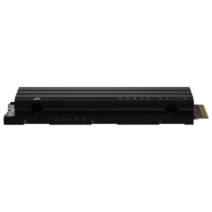 Disque SSD interne - CORSAIR - MP600 ELITE 1TB Gen4 PCIe x4 NVMe M.2 SSD - Avec dissipateur Disque SSD interne - CORSAIR - MP600 ELITE 1TB Gen4 PCIe x4 NVMe M.2 SSD - Avec dissipateur