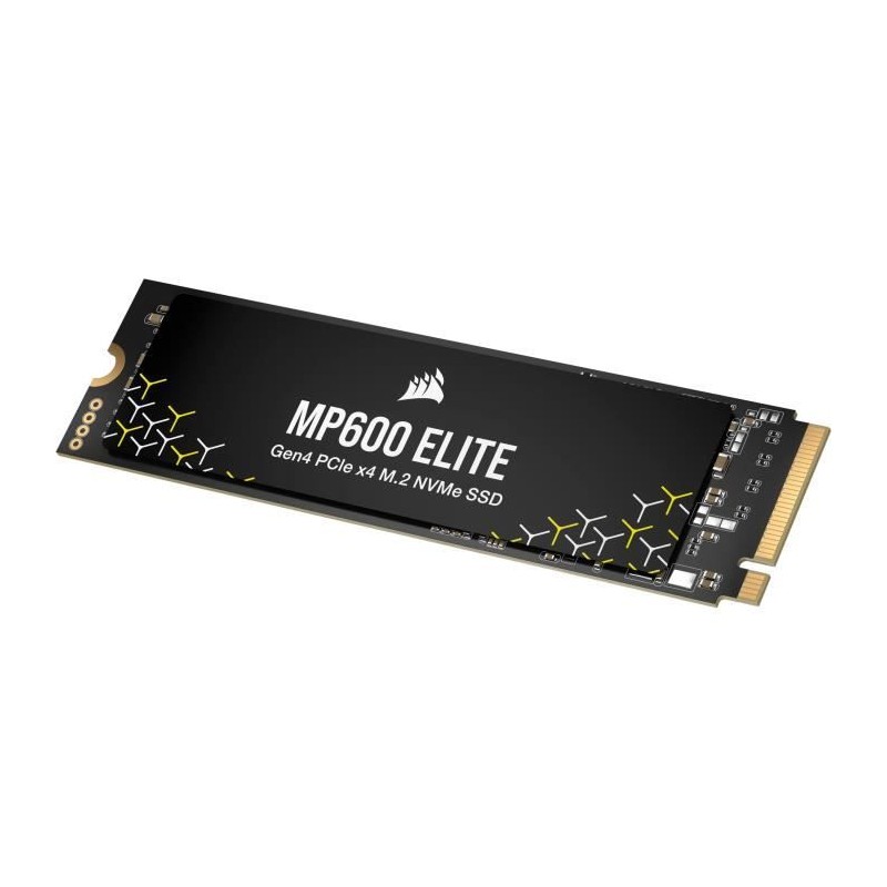 Disque SSD interne - CORSAIR - MP600 ELITE 1TB Gen4 PCIe x4 NVMe M.2 S Disque SSD interne - CORSAIR - MP600 ELITE 1TB Gen4 PCIe x4 NVMe M.2 S