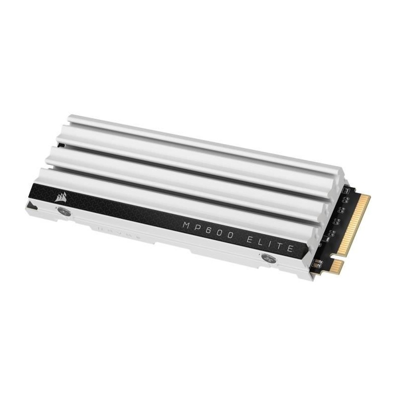 Disque SSD interne - CORSAIR - MP600 ELITE 1TB Gen4 PCIe x4 NVMe M.2 S Disque SSD interne - CORSAIR - MP600 ELITE 1TB Gen4 PCIe x4 NVMe M.2 S