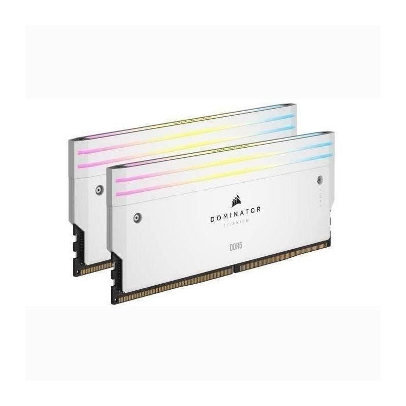 Mémoire RAM - CORSAIR - Dominator Titanium RGB DDR5 - 32GB 2x16GB DIM Mémoire RAM - CORSAIR - Dominator Titanium RGB DDR5 - 32GB 2x16GB DIM