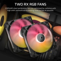 Watercooling AIO - CORSAIR - iCUE LINK TITAN 280 RX RGB - Ventilateurs
