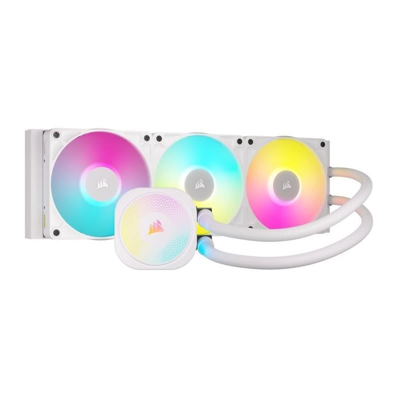 Watercooling - CORSAIR - iCUE LINK TITAN 360 RX - RGB - Blanc Watercooling - CORSAIR - iCUE LINK TITAN 360 RX - RGB - Blanc