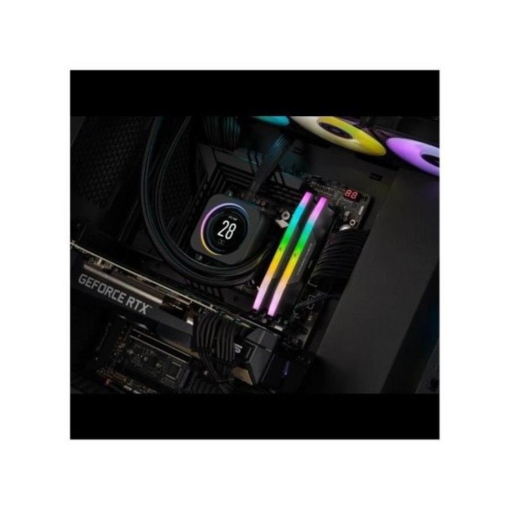 RAM - CORSAIR Vengeance RGB DDR5 - 32GB 2x16GB DIMM - 6200MHz - Unbuffered, 36-39-39-76, STD PMIC, XMP 3.0 RAM - CORSAIR Vengeance RGB DDR5 - 32GB 2x16GB DIMM - 6200MHz - Unbuffered, 36-39-39-76, STD PMIC, XMP 3.0