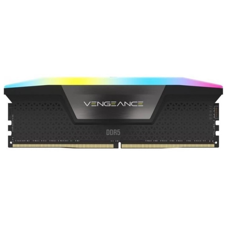 RAM - CORSAIR Vengeance RGB DDR5 - 32GB 2x16GB DIMM - 6200MHz - Unbuffered, 36-39-39-76, STD PMIC, XMP 3.0 RAM - CORSAIR Vengeance RGB DDR5 - 32GB 2x16GB DIMM - 6200MHz - Unbuffered, 36-39-39-76, STD PMIC, XMP 3.0