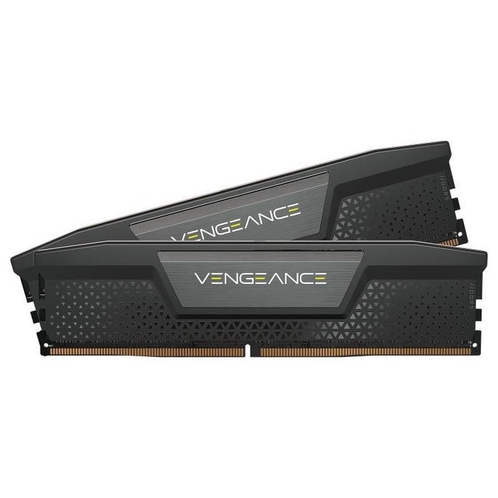 Mémoire RAM - CORSAIR - CMK64GX5M2B5600C40 - VENGEANCE - DDR5 - 64Go 2x32Go DIMM - 5600MT/s - CL 40 - 1.25V Mémoire RAM - CORSAIR - CMK64GX5M2B5600C40 - VENGEANCE - DDR5 - 64Go 2x32Go DIMM - 5600MT/s - CL 40 - 1.25V