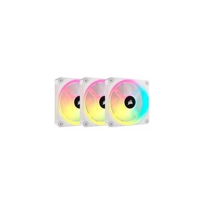 Ventilation PC - CORSAIR - QX RGB Series - iCUE LINK QX120 RGB WHITE - 120mm - Starter Kit Ventilation PC - CORSAIR - QX RGB Series - iCUE LINK QX120 RGB WHITE - 120mm - Starter Kit