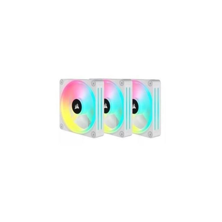 Ventilation PC - CORSAIR - QX RGB Series - iCUE LINK QX120 RGB WHITE - 120mm - Starter Kit Ventilation PC - CORSAIR - QX RGB Series - iCUE LINK QX120 RGB WHITE - 120mm - Starter Kit