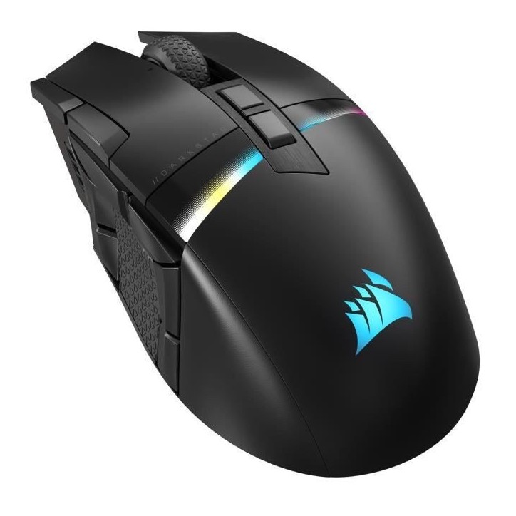 Souris Gaming - CORSAIR - DARKSTAR RGB Wireless - 15 boutons programmables - Optique - Noir Souris Gaming - CORSAIR - DARKSTAR RGB Wireless - 15 boutons programmables - Optique - Noir