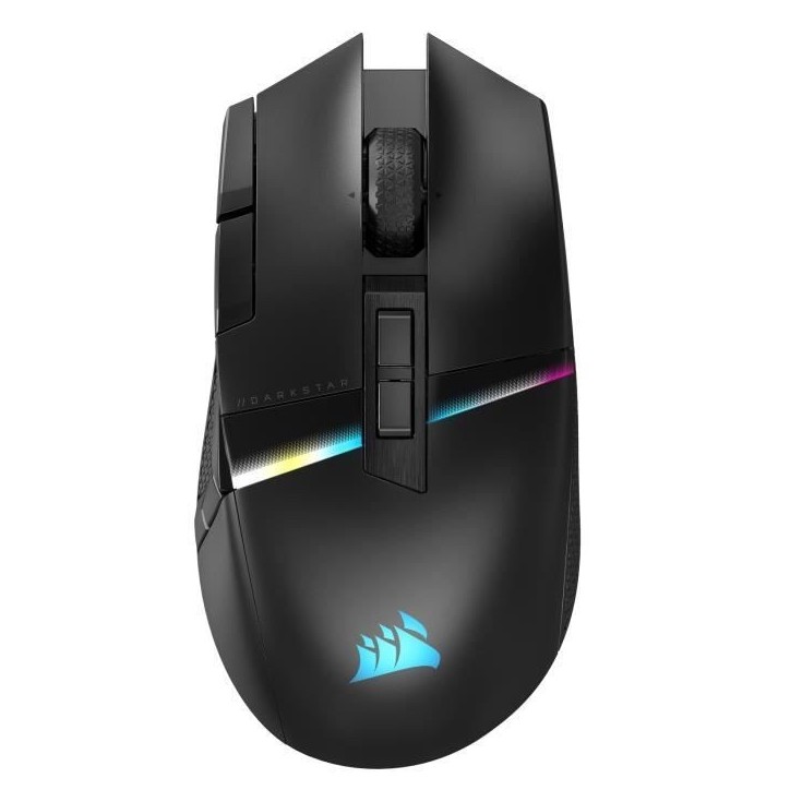Souris Gaming - CORSAIR - DARKSTAR RGB Wireless - 15 boutons programmables - Optique - Noir Souris Gaming - CORSAIR - DARKSTAR RGB Wireless - 15 boutons programmables - Optique - Noir