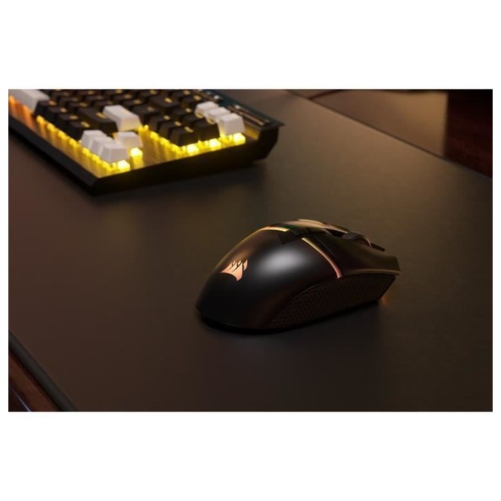 Souris Gaming - CORSAIR - DARKSTAR RGB Wireless - 15 boutons programmables - Optique - Noir Souris Gaming - CORSAIR - DARKSTAR RGB Wireless - 15 boutons programmables - Optique - Noir
