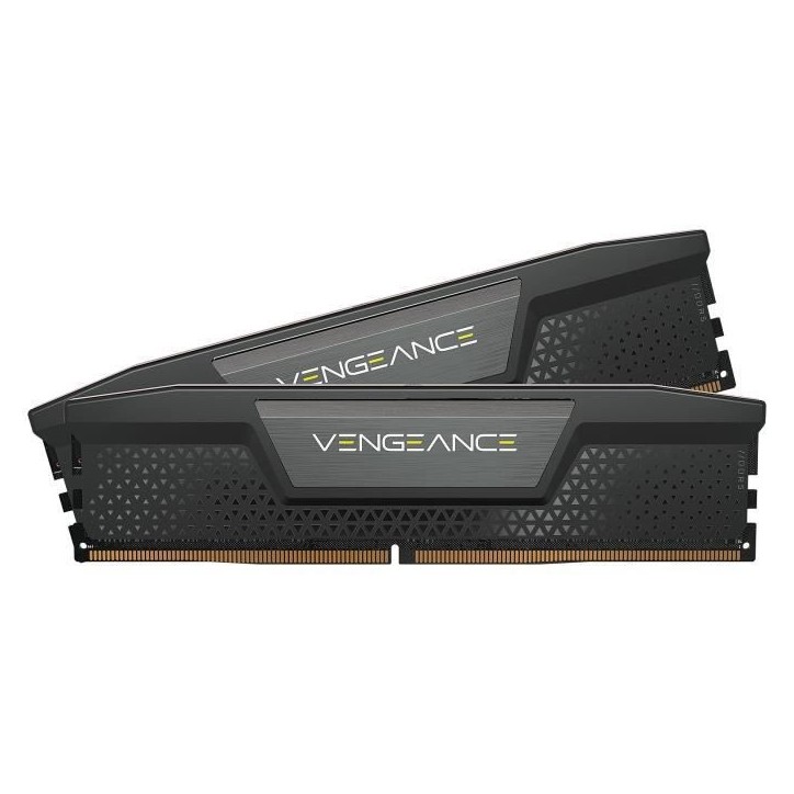 Mémoire RAM - CORSAIR - Vengeance DDR5 - 32GB 2x16GB DIMM - 6000MT/s - Intel XMP - 1.35V - Noir (CMK32GX5M2E6000C36)