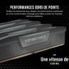Mémoire RAM - CORSAIR - Vengeance DDR5 RAM 64Go (2x32Go) 6400MHz CL32