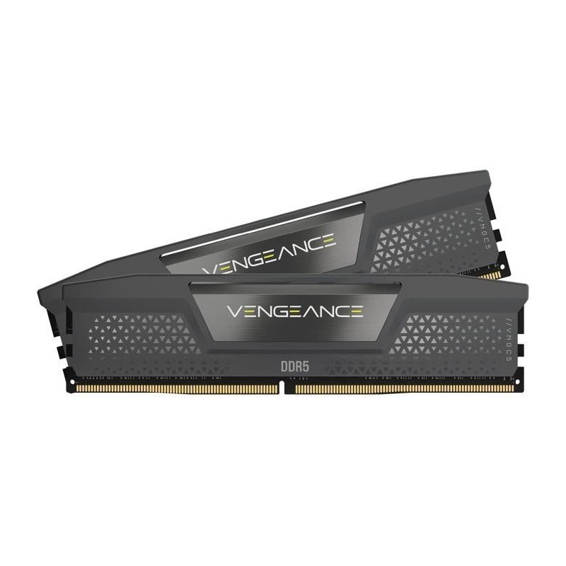Mémoire RAM - CORSAIR - Vengeance DDR5 RAM 64Go (2x32Go) 5600MHz CL40 Mémoire RAM - CORSAIR - Vengeance DDR5 RAM 64Go (2x32Go) 5600MHz CL40