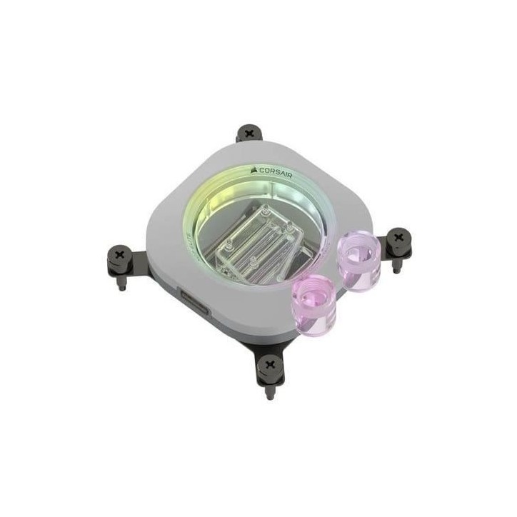 Refroidissement PC - CORSAIR - CX-9010022-WW - CPU water block, XC7 ELITE WHITE (1700/AM5/AM4) Refroidissement PC - CORSAIR - CX-9010022-WW - CPU water block, XC7 ELITE WHITE (1700/AM5/AM4)
