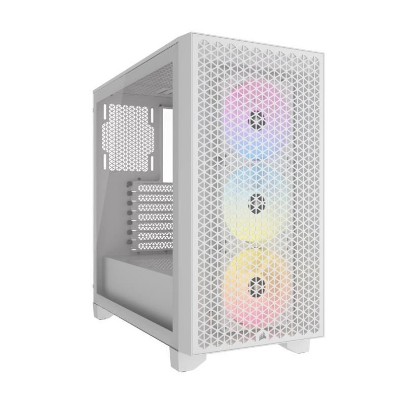 Boitier PC - CORSAIR - 3000D RGB AIRFLOW - ATX Moyen-tour - 3 ventilat