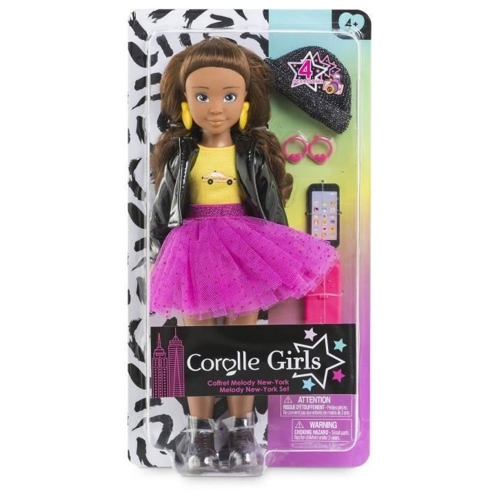 Poupée Mannequin - COROLLE - Melody Fashion Week Paris - 28 cm - 4 accessoires - Senteur vanille - Des 4 ans Poupée Mannequin - COROLLE - Melody Fashion Week Paris - 28 cm - 4 accessoires - Senteur vanille - Des 4 ans