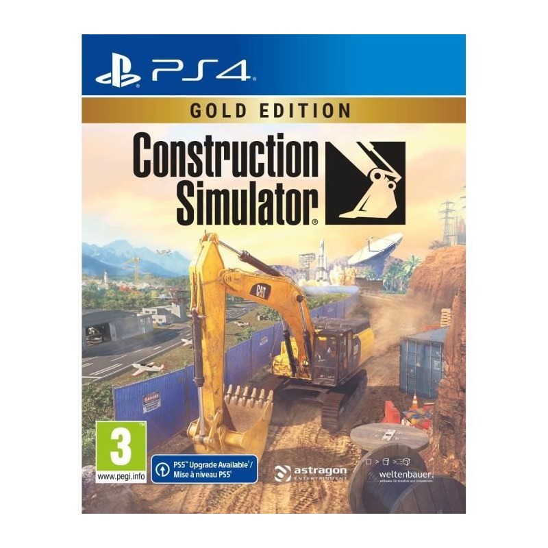 Construction Simulator - Jeu PS4 - Gold Edition Construction Simulator - Jeu PS4 - Gold Edition