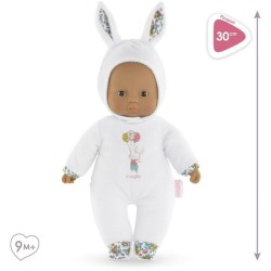 Poupon - COROLLE - Pti'Coeur Lapin Blanc - 30 cm - Des 9 mois