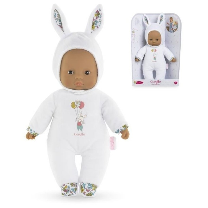 Poupon - COROLLE - Pti'Coeur Lapin Blanc - 30 cm - Des 9 mois Poupon - COROLLE - Pti'Coeur Lapin Blanc - 30 cm - Des 9 mois
