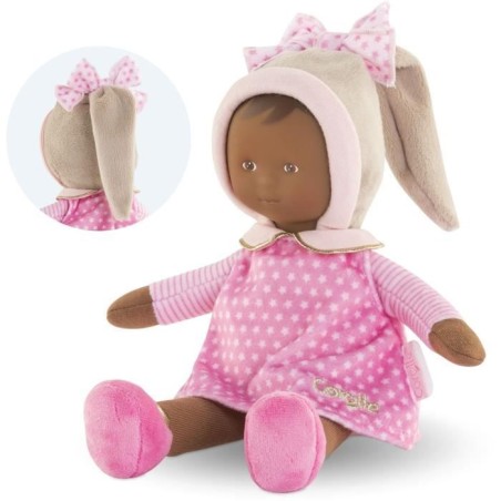 Doudou - COROLLE - Miss Rose Reves d'Étoiles - 25 cm - Des la naissance