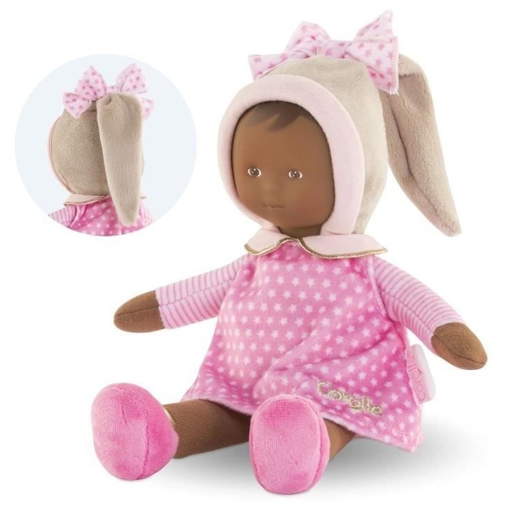 Doudou - COROLLE - Miss Rose Reves d'Étoiles - 25 cm - Des la naissance Doudou - COROLLE - Miss Rose Reves d'Étoiles - 25 cm - Des la naissance