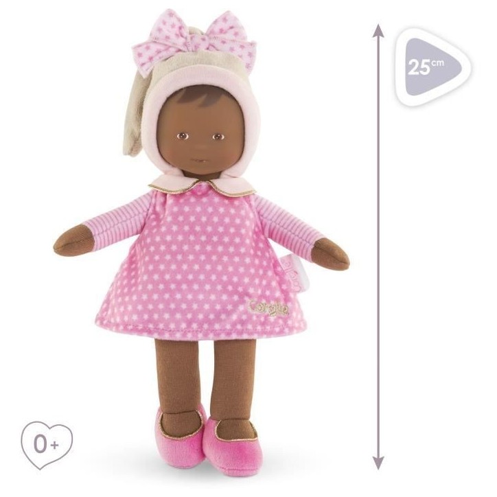 Doudou - COROLLE - Miss Rose Reves d'Étoiles - 25 cm - Des la naissance Doudou - COROLLE - Miss Rose Reves d'Étoiles - 25 cm - Des la naissance