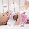 Doudou - COROLLE - Miss Rose Reves d'Étoiles - 25 cm - Des la naissan